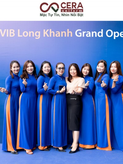 Đồng phục áo dài ngân hàng VIB Bank