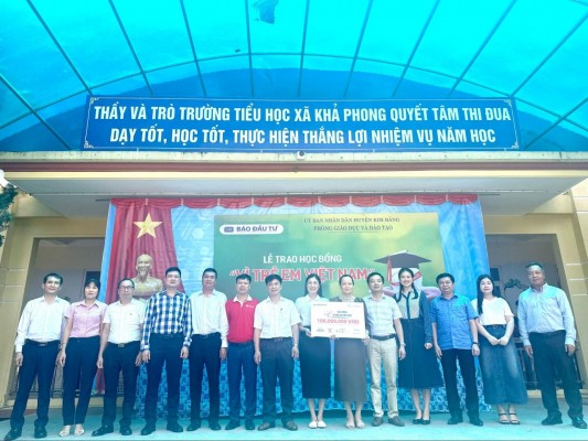 CeraUniforms đồng hành Quỹ " Vì trẻ em Việt Nam" tại tỉnh Hà Nam