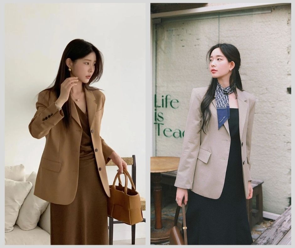 phoi do ao blazer cho nguoi thap lun 11